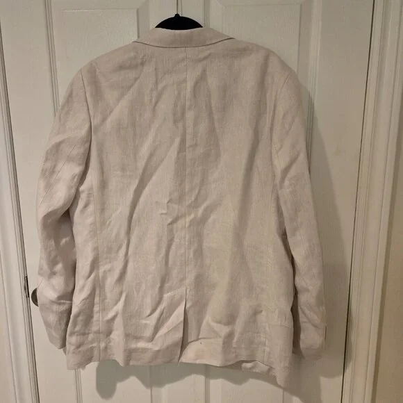 NWT Vineyard Vines Linen Blazer Jacket Stone 42R